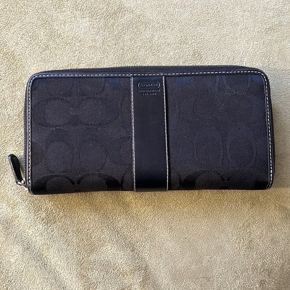 Coach Black Wallet